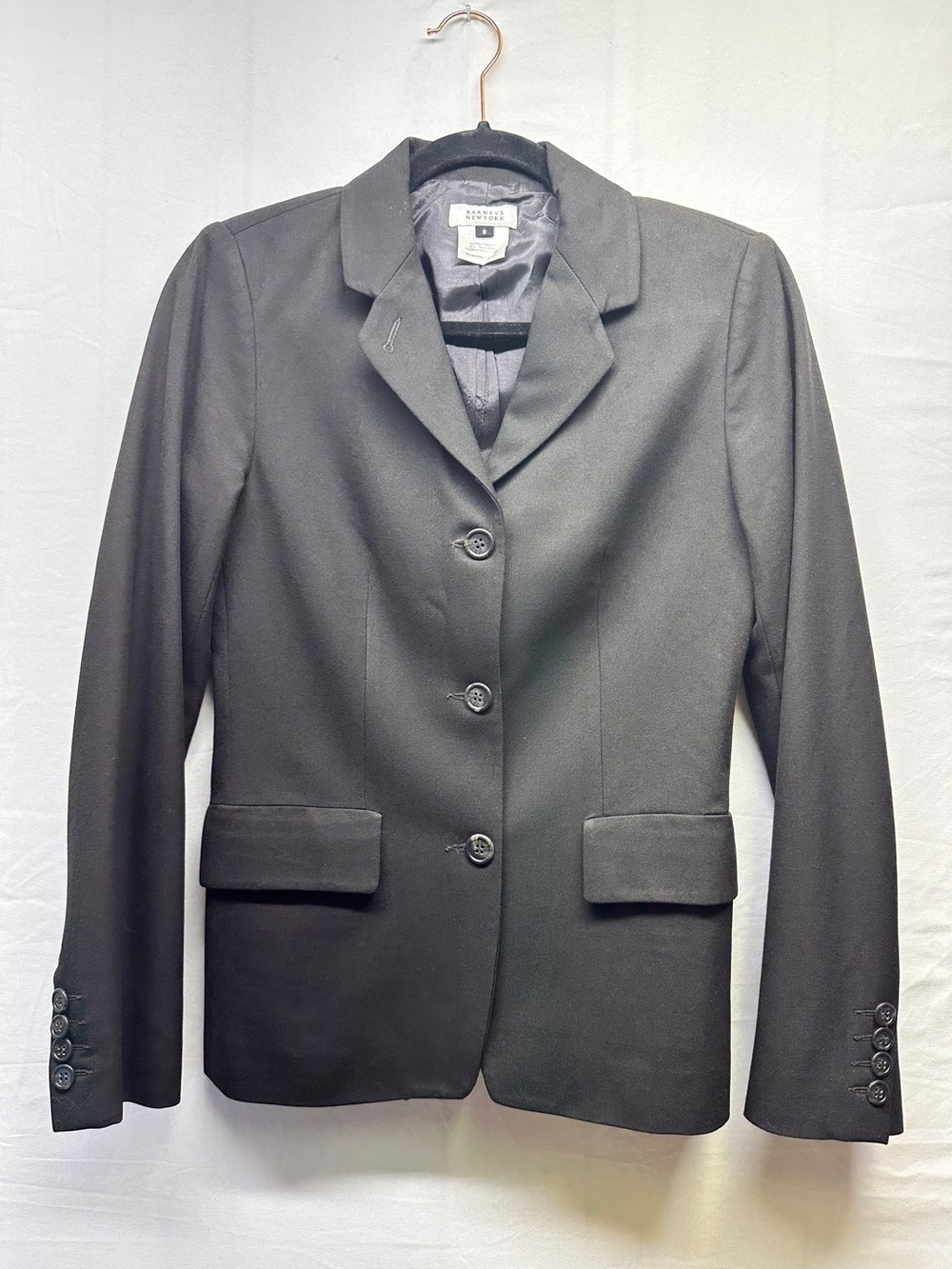 Barneys New York Dark Brown  Tailored Blazer Jacket